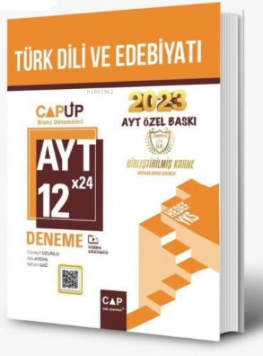 Çap Yayınları AYT Türk Dili ve Edebiyatı 12X24 Up Deneme 2023 Özel Bas