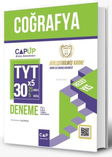 Çap Yayınları TYT Coğrafya 30 X 5 Up Deneme