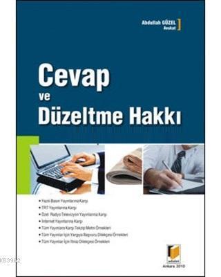 Cevap ve Düzeltme Hakkı