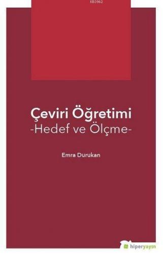 Çeviri Öğretimi Hedef ve Ölçme