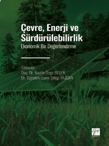 Çevre, Enerji ve Sürdürülebilirlik ;Ekonomik Bir Değerlendirme