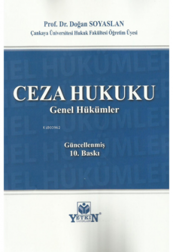 Ceza Hukuku Genel Hükümler