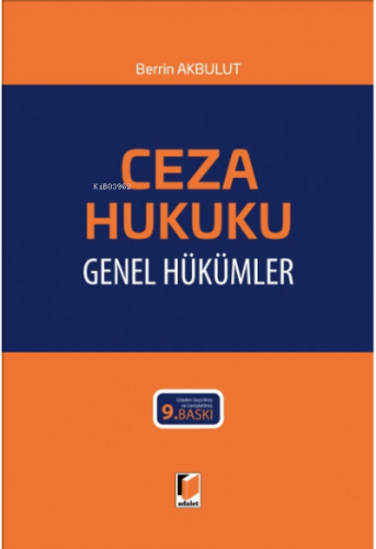 Ceza Hukuku Genel Hükümler