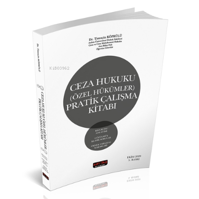 Ceza Hukuku Özel Hükümler Pratik Çalışma Kitabı