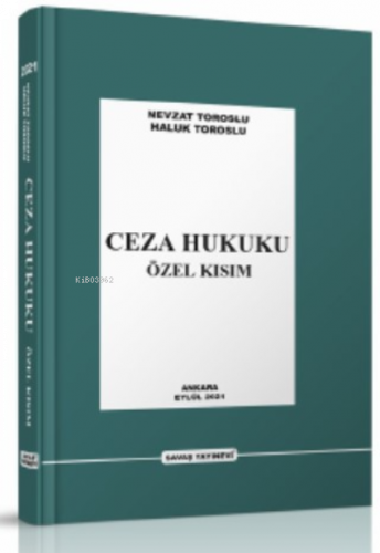 Ceza Hukuku Özel Kısım