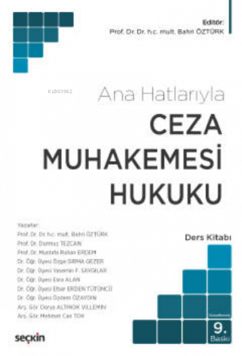 Ceza Muhakemesi Hukuku (Ana Hatlarıyla)