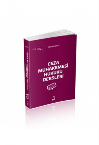 Ceza Muhakemesi Hukuku Dersleri