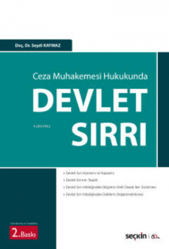 Ceza Muhakemesi Hukukunda Devlet Sırrı