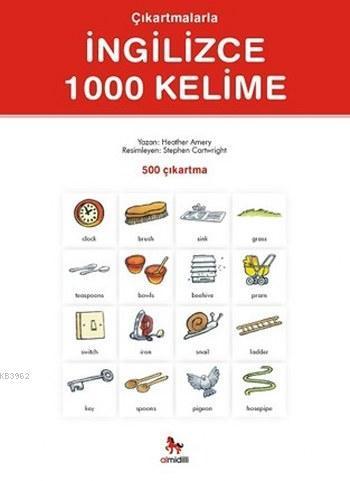 Çıkartmalarla İngilizce 1000 Kelime (500 Çıkartma)