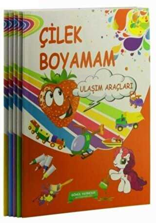 Çilek Boyamam Seti - Ulaşım Araçları 5 Kitap