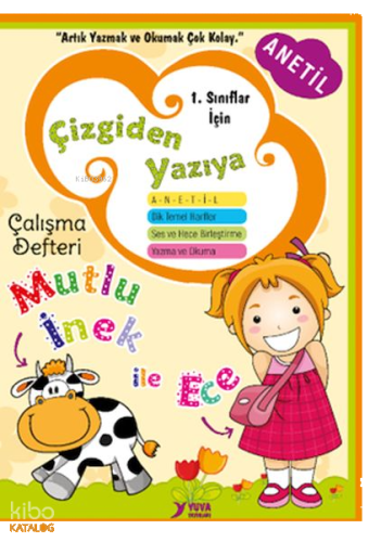 Çizgiden Yazıya Çalışma Defteri-Dik Temel Harflerle