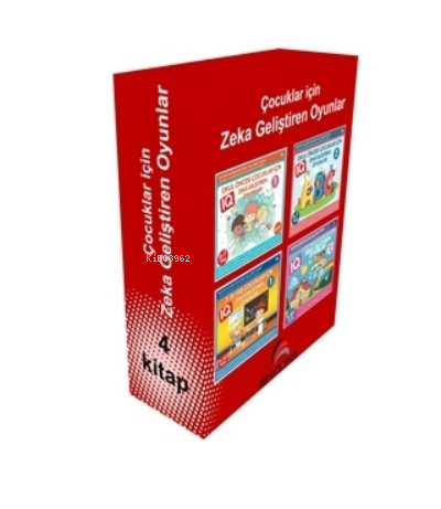 Çocuklar için IQ Zeka Geliştiren Oyunlar (4 Kitap Takım)