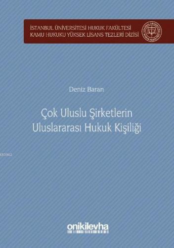 Çok Uluslu Şirketlerin Uluslararası Hukuk Kişiliği