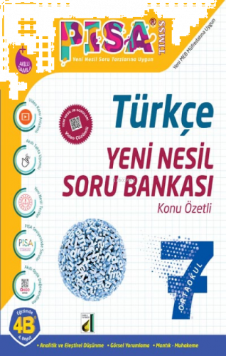 Damla Eğitim Pisa Yeni Nesil Türkçe Soru Bankası - 7