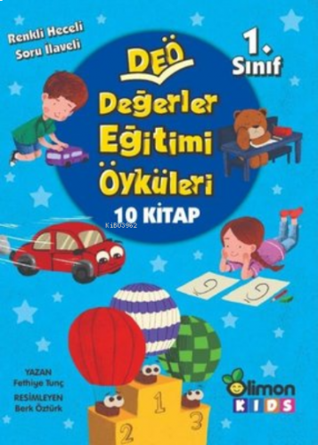 Değerler Eğitimi Öyküleri 1. Sınıf - 10 Kitap Takım