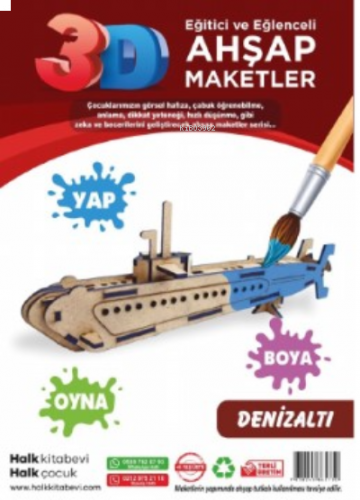 Denizaltı Ahşap Maket