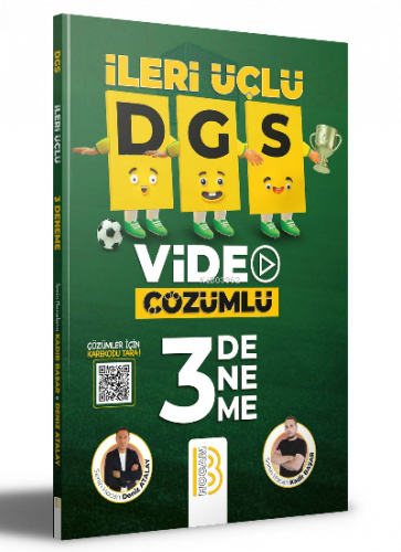 DGS İleri Üçlü Video Çözümlü 3 Deneme