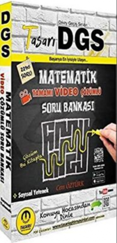 DGS Matematik Video Çözümlü Soru Bankası Tasarı Eğitim Yayınları