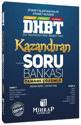 DHBT Kazandıran Soru Bankası Çözümlü