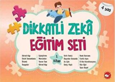 Dikkatli Zeka Eğitim Seti 1. Kitap (4 Yaş)