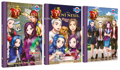 Disney Manga Yeni Nesil Özlü Kötüler Üçlemesi 3 Kitap Set