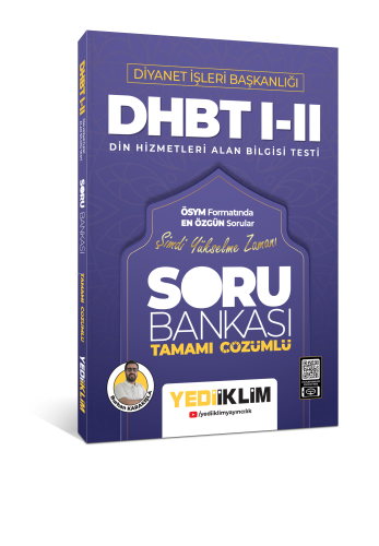 Diyanet İşleri Başkanlığı DHBT I-II Tamamı Çözümlü Soru Bankası