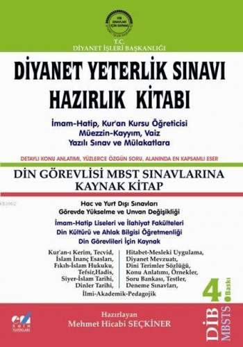 DİYANET YETERLİK SINAVI HAZIRLIK KİTABI MBSTS