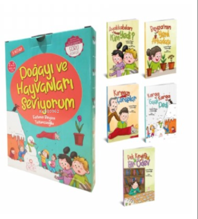 Doğayı Ve Hayvanları Seviyorum (5 Kitap+Sk) /Bıcırık