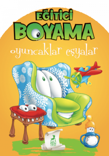 Eğitici Öğretici Boyama - Oyuncaklar Eşyalar