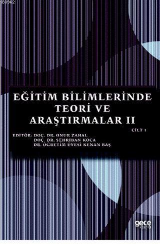 Eğitim Bilimlerinde Teori ve Araştırmalar 2 Cilt 1