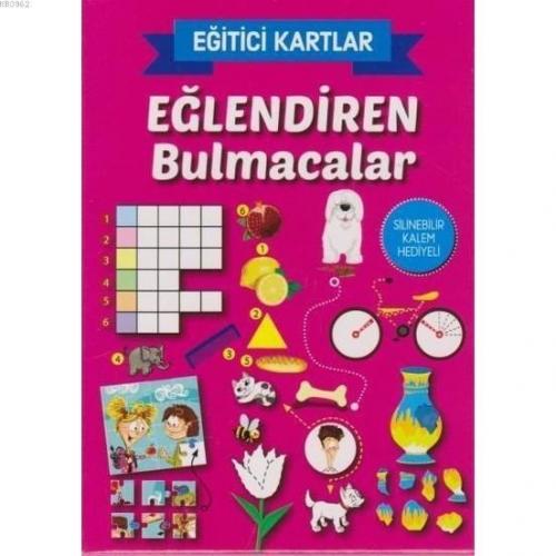 Eğlendiren Bulmacalar - Eğitici Kartlar Silinebilir Kalem Hediyeli