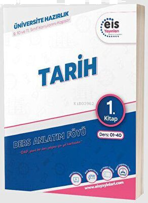 Eis Yayınları YKS - Mavi Set - DAF - Tarih - 1. Kitap