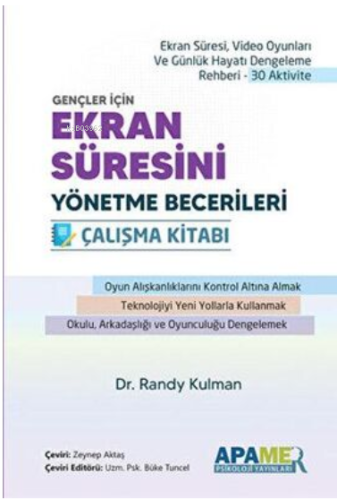 Ekran Süresini Yönetme Becerileri Çalışma Kitabı