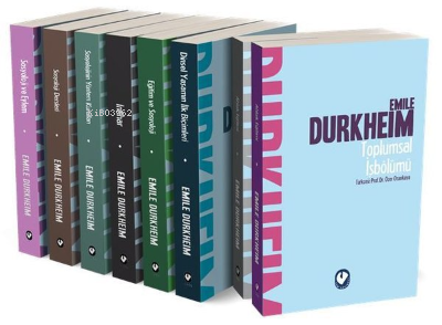 Emile Durkheim Seti (8 Kitap Takım)