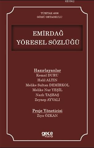 Emirdağ Yöresel Sözlüğü