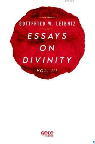 Essays On Divinity Vol. 3