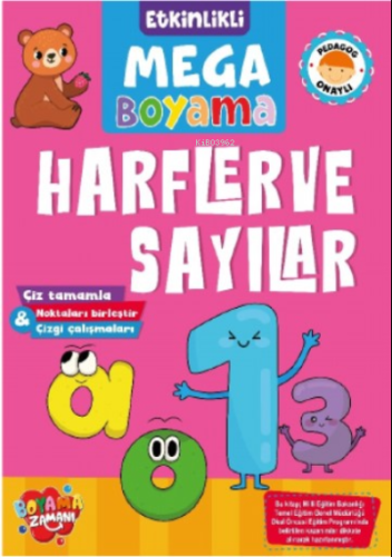 Etkinlikli Mega Boyama - Harfler ve Sayılar