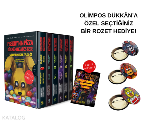 Fazbearın Korkunç Tipleri 6 Kitap Set(1-2-3-4-5-6)