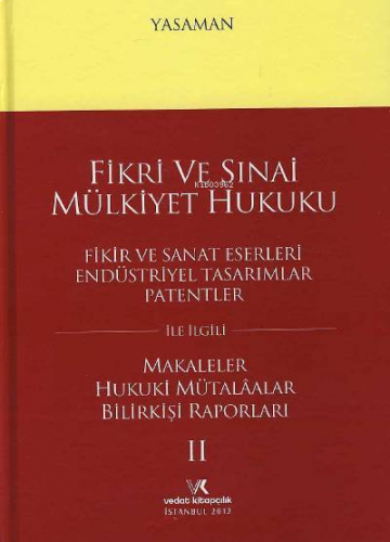 Fikri ve Sınai Mülkiyet Hukuku Cilt:2