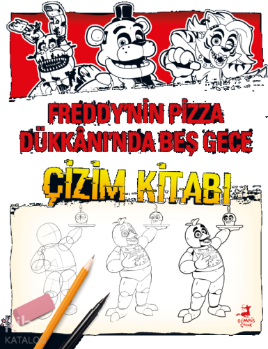 Freddynin Pizza Dükkanında Beş Gece Çizim Kitabı