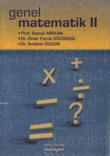 Genel Matematik II