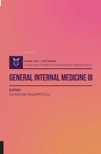 General Internal Medicine III ( Aybak 2022 Eylül )