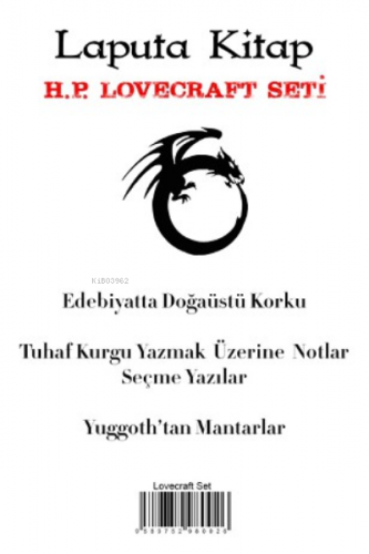 H. P. Lovecraft Seti (3 Kitap Takım)