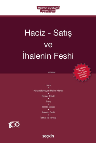 Haciz – Satış ve İhalenin Feshi