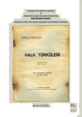 Halk Türküleri - Yedi Karadeniz Türküsü ve Bir Horon