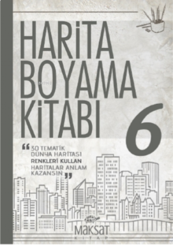 Harita Boyama Kitabı - Dünya 6