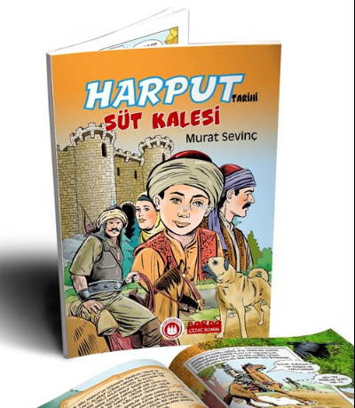 Harput Tarihi Süt Kalesi (Çizgi Roman Büyük Boy Renkli) 7+Yaş