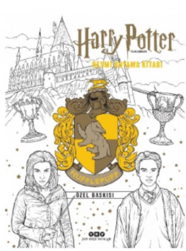 Harry Potter Filmlerinden Resmi Boyama Kitabı – Hufflepuff Özel Baskıs