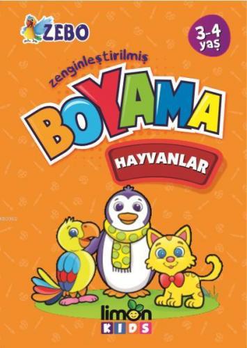 Hayvanlar Boyama Kitabı Limon Kids