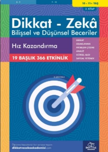 Hız Kazandırma ( 10 - 11 Yaş 3 Kitap, 366 Etkinlik )